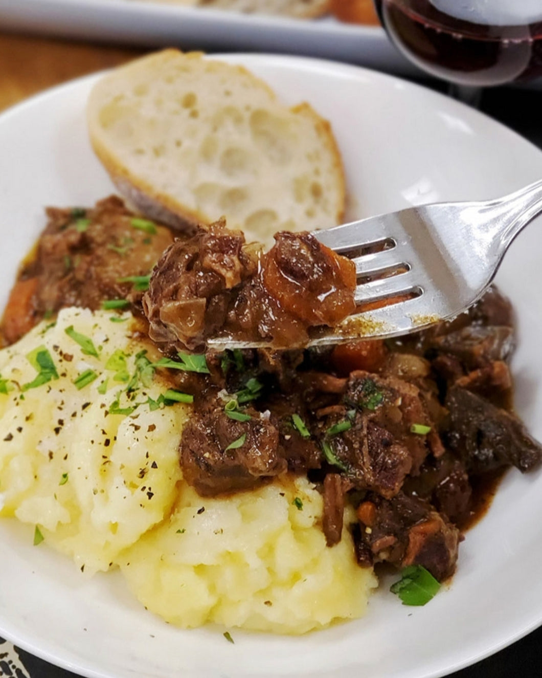 The Village Kitchen AAA Beef Bourguignonne-Large Feeds 2 to 4 people