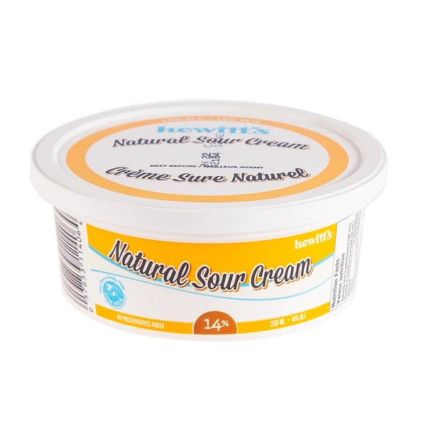 Hewitt's Natural Sour Cream 14%