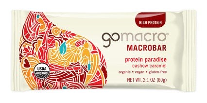 gomacro protein paradise Cashew Caramel bar