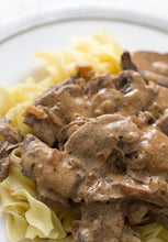 Load image into Gallery viewer, The Village Kitchen AAA Beef Stroganoff-Large Feeds 2 to 4 people
