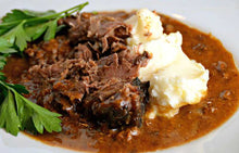 Load image into Gallery viewer, The Village Kitchen Pot Roast with Gravy - Large Feeds 2 to 4 people
