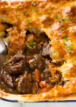 Load image into Gallery viewer, The Village Kitchen Steak Pie -Large Feeds 2 to 4 people
